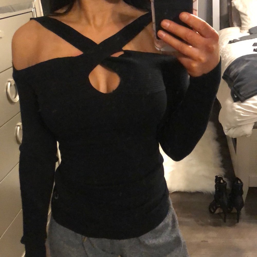 Sexy Cutout Sweater